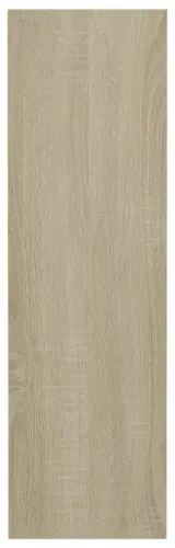 vidaXL Nástenné botníky 4 ks dub sonoma 60x18x60 cm drevotrieska-