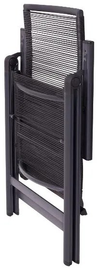 Livarno home Záhradný stôl Miami + Záhradné kreslo Miami, 6 kusov  (800008476)