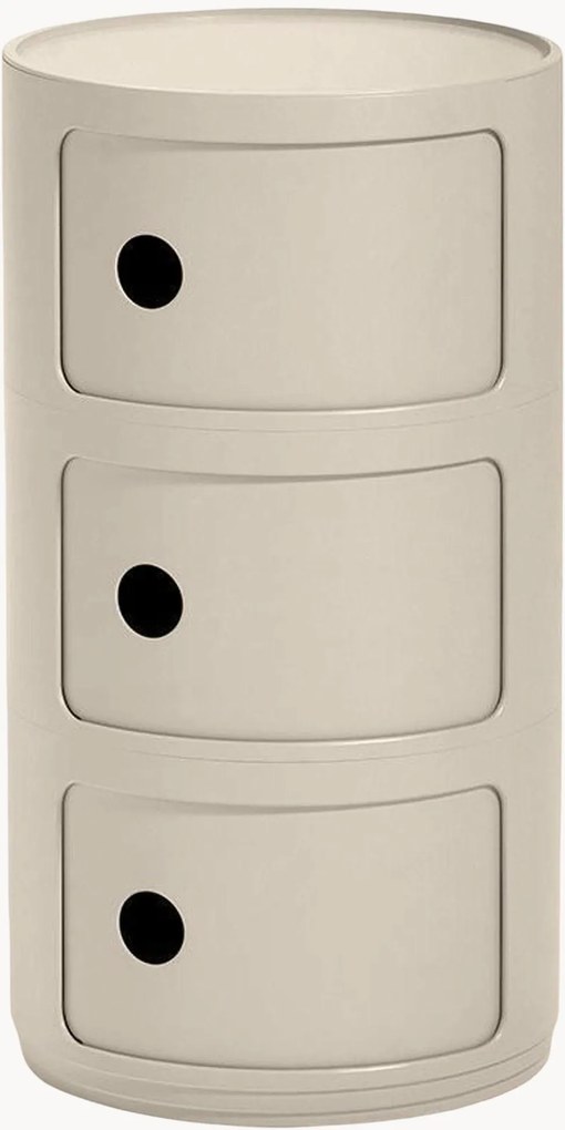 Dizajnová skrinka Componibili, 3 moduly, V 59 cm