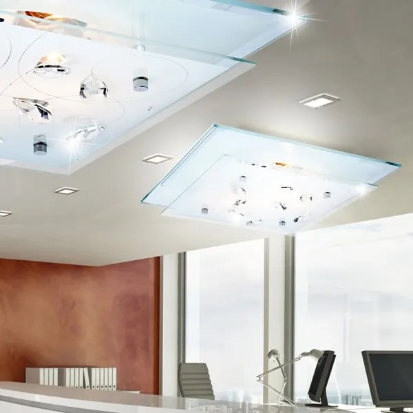 Globo 40408-2 - Stropné svietidlo JASMINA  2xE27ILLU/40W/230V