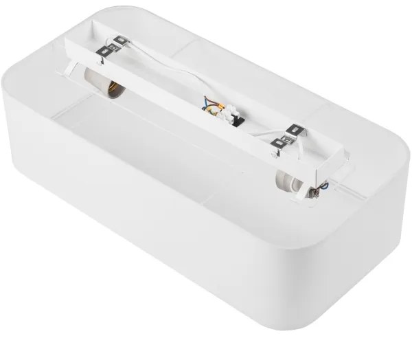 Stropné svietidlo SIRJA SQUARE 2xE27/15W/230V biela