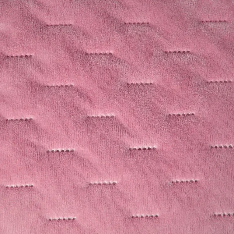 Zamatový prehoz na posteľ ASTRALIA, ružový Rozmer: 200 x 220 cm