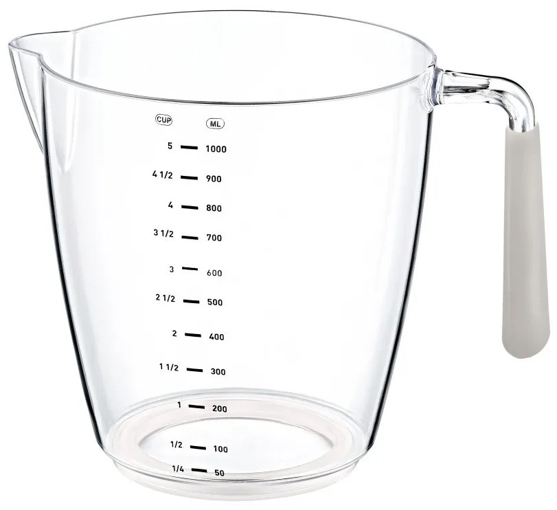 Plastová odmerka 1 l svetlobéžová