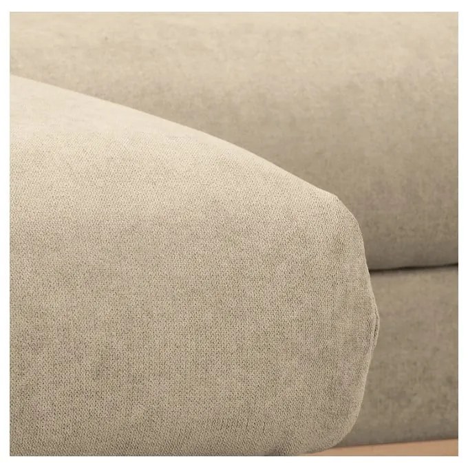 Béžová rohová pohovka (ľavý roh) Beata - Ropez