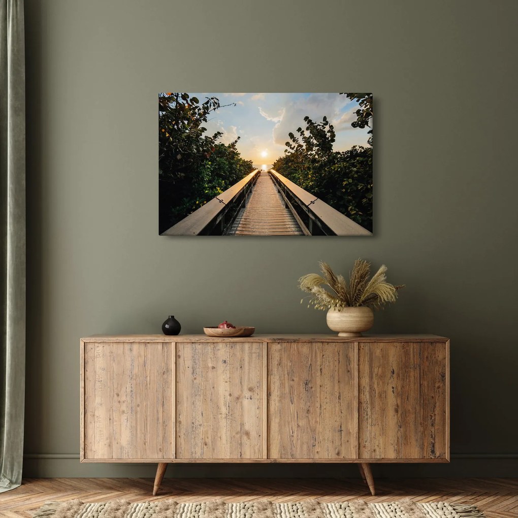 Obraz - cesta k slnku (90x60 cm)