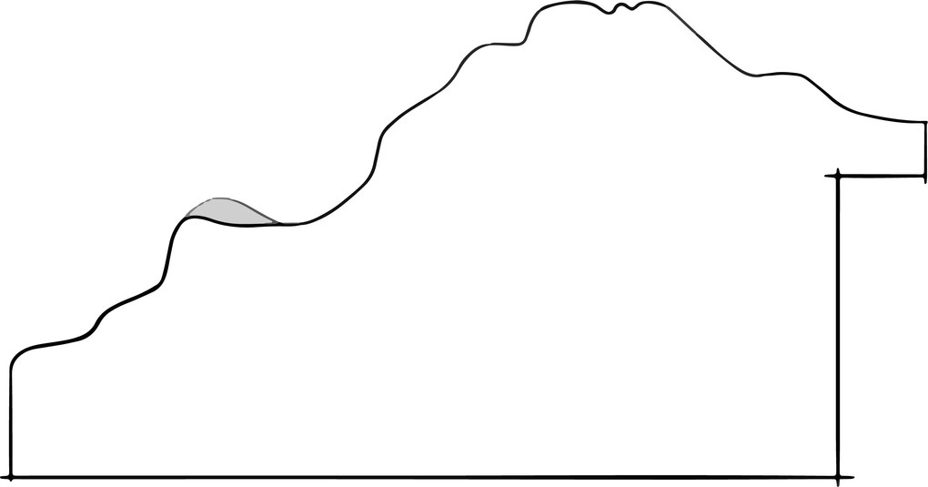 DANTIK - Zrkadlo v rámu, rozmer s rámom 50x100 cm z lišty ZVRATNÁ ozdobná zlatá (2888)