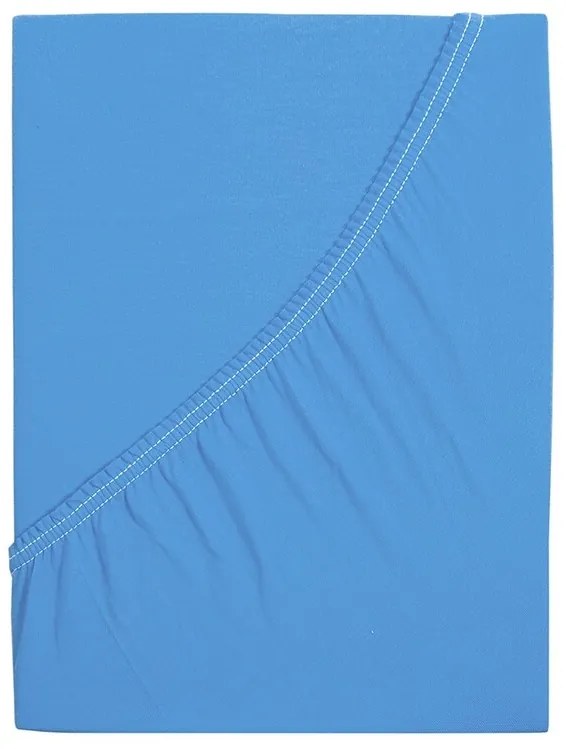 4Home jersey prestieradlo Ideál nebesky modrá, 200 x 200 cm