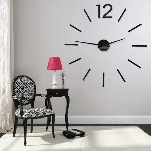 Veľké nástenné hodiny do obývačky | BIANO
