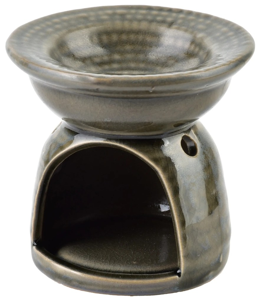 Keramická aroma lampa LILI 7,5 cm hnědá