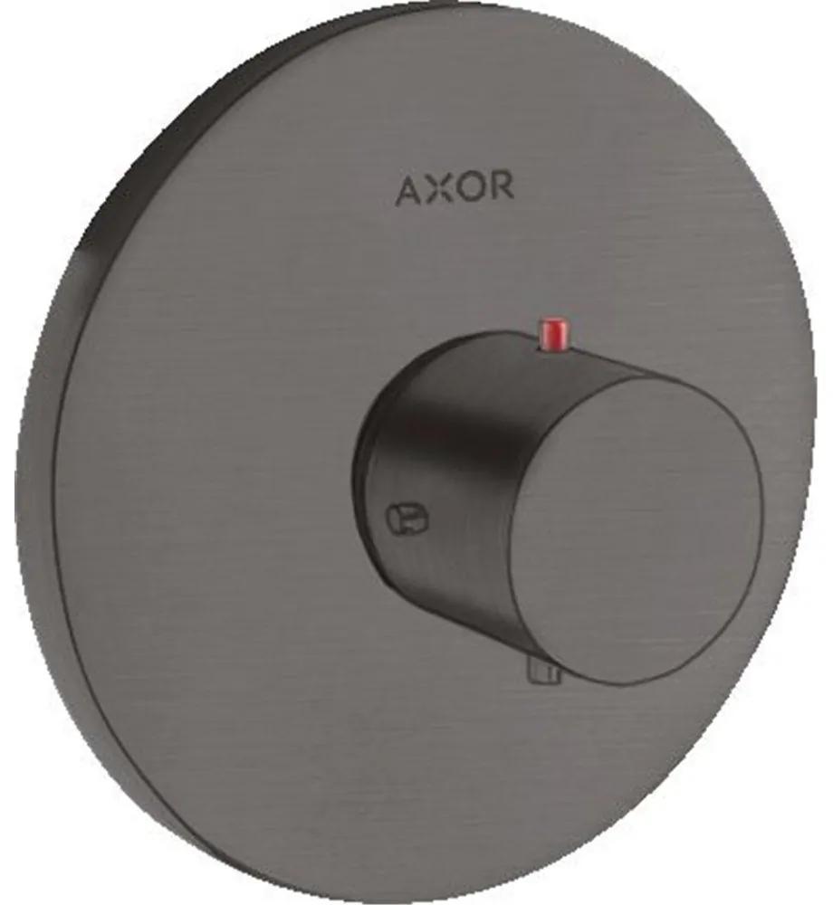 AXOR Starck termostat HighFlow s podomietkovou inštaláciou, kartáčovaný čierny chróm, 10715340