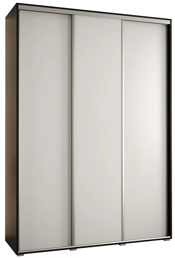 Skriňa 45 Canaris 1 190 čierna/biela/silver