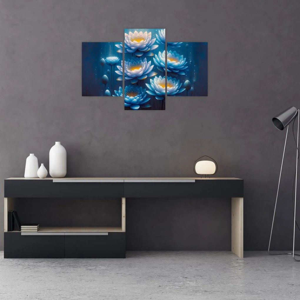Obraz - Lekná pod hladinou (90x60 cm)
