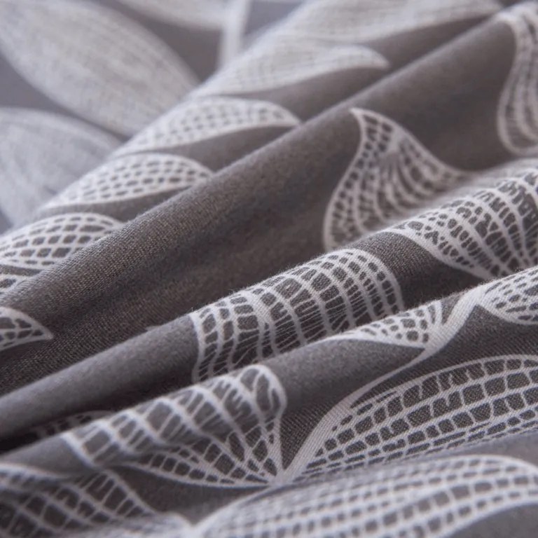 Mikroflanelové obliečky KAVOLO sivé Rozmer obliečky: 2 ks 70 x 90 cm | 200 x 220 cm