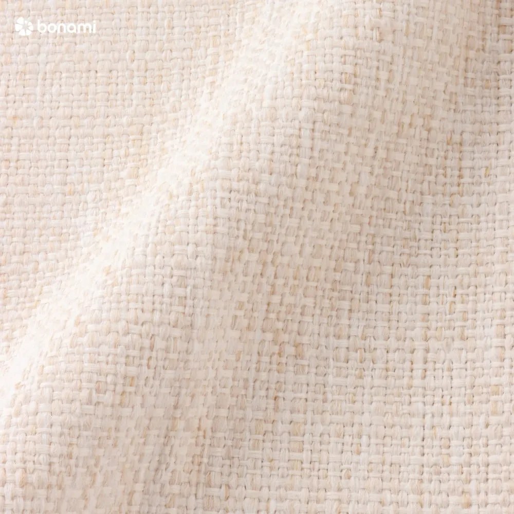 Svetlobéžová rozkladacia rohová pohovka Milo Casa Santo, ľavý roh