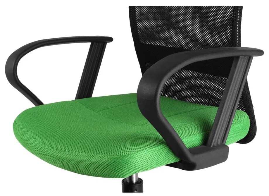 Detská stolička Neoseat MONKEY s podnožou — látka, čierna / zelená