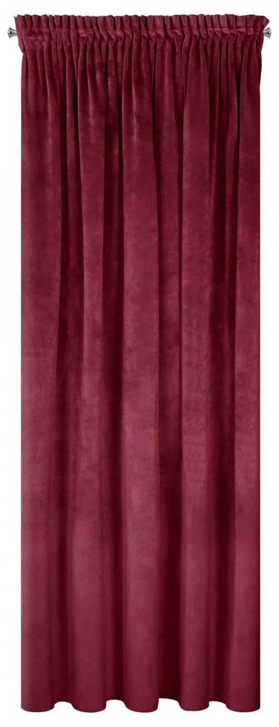 ZATEMŇOVACÍ ZÁVES NA PÁSKE VILLA 140X270 CM BORDOVÁ
