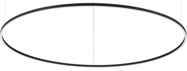 Ideal Lux - LED závesný luster na lane ORACLE SLIM LED/83W/230V 2700K priemer 150 cm čierny