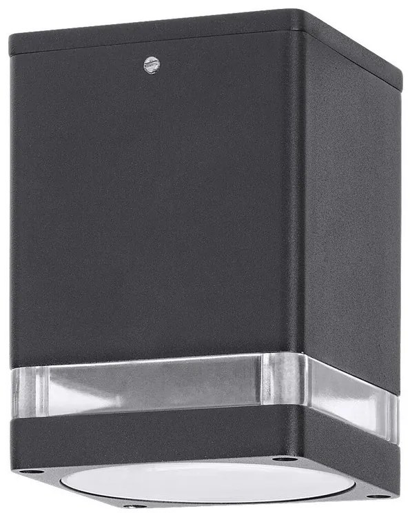 Rabalux Vonkajšie stropné prisadené svietidlo Zombor 1x35W | GU10 | IP54 - antracit 7818