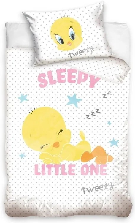 Obliečky do postieľky Malý Tweety 100x135/40x60 cm