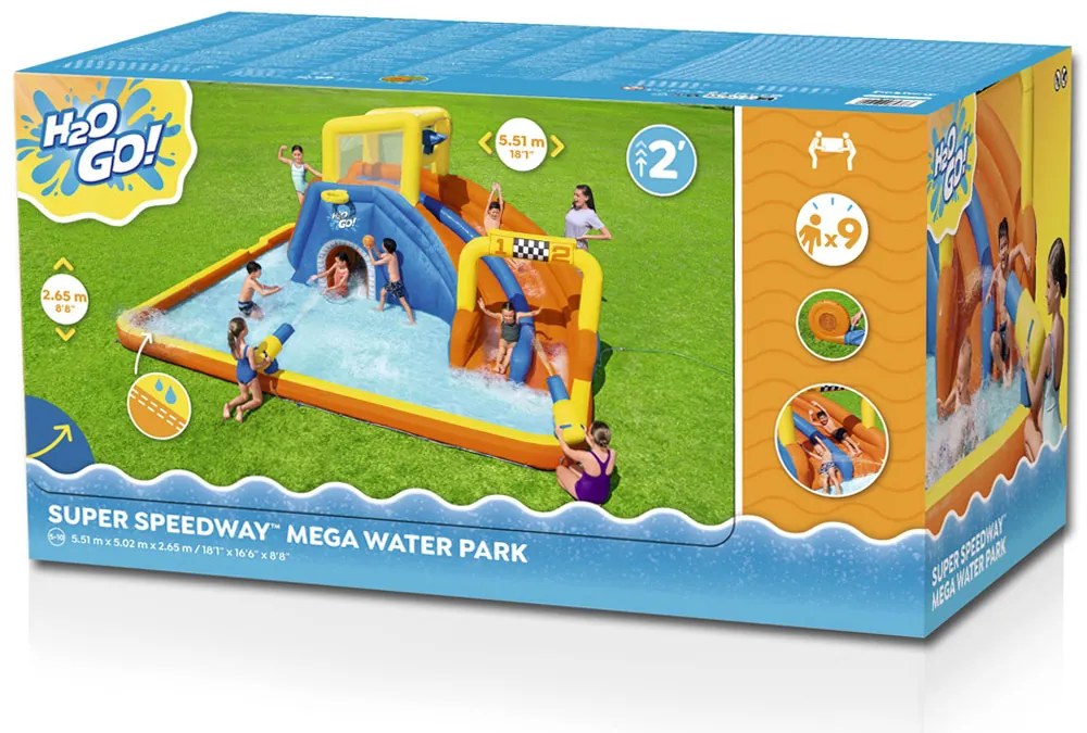 Vodný park Super Speedway Mega BESTWAY 53377