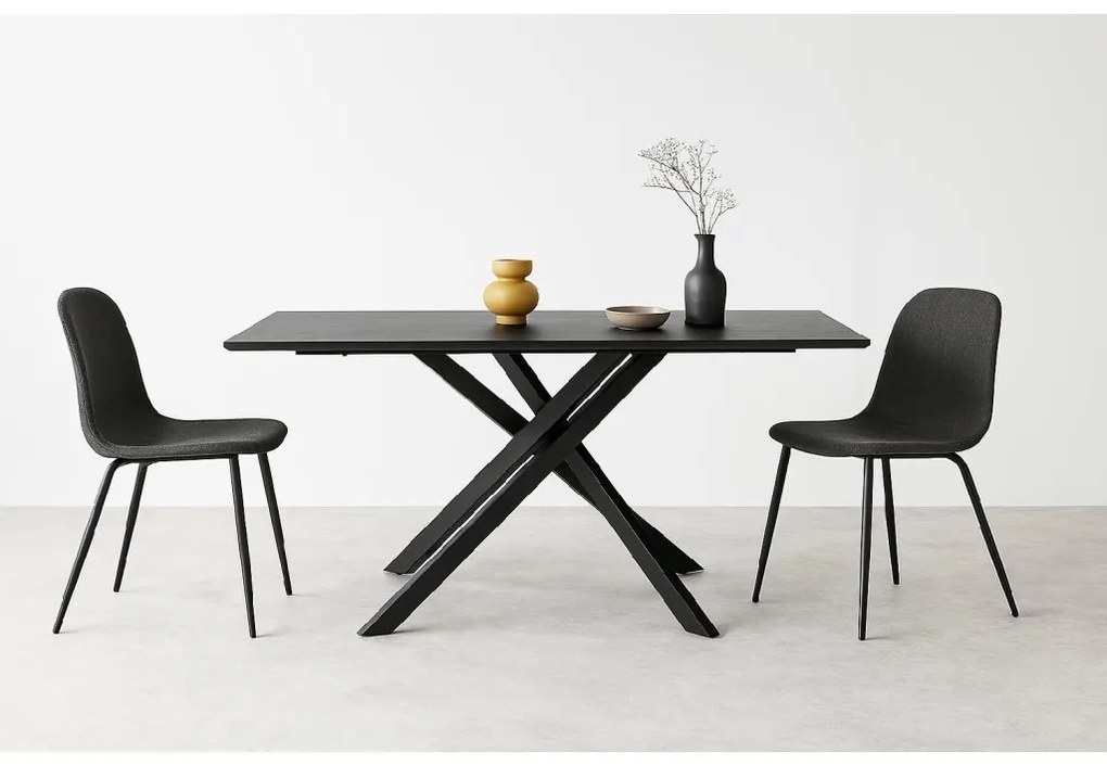 Noela Jedálenský stôl v dekore čierneho dreva NEROSS 180