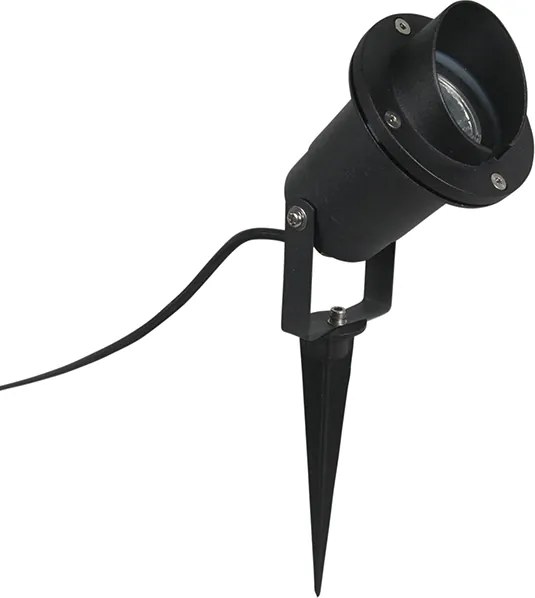 Inteligentný bodový reflektor čierny IP65 vrátane wifi GU10 - Done