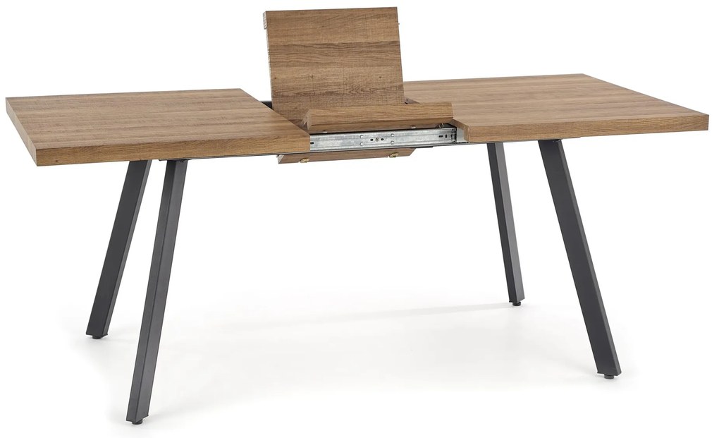 Jídelní rozkládací stůl Berlin 140/180 cm ořech/černý