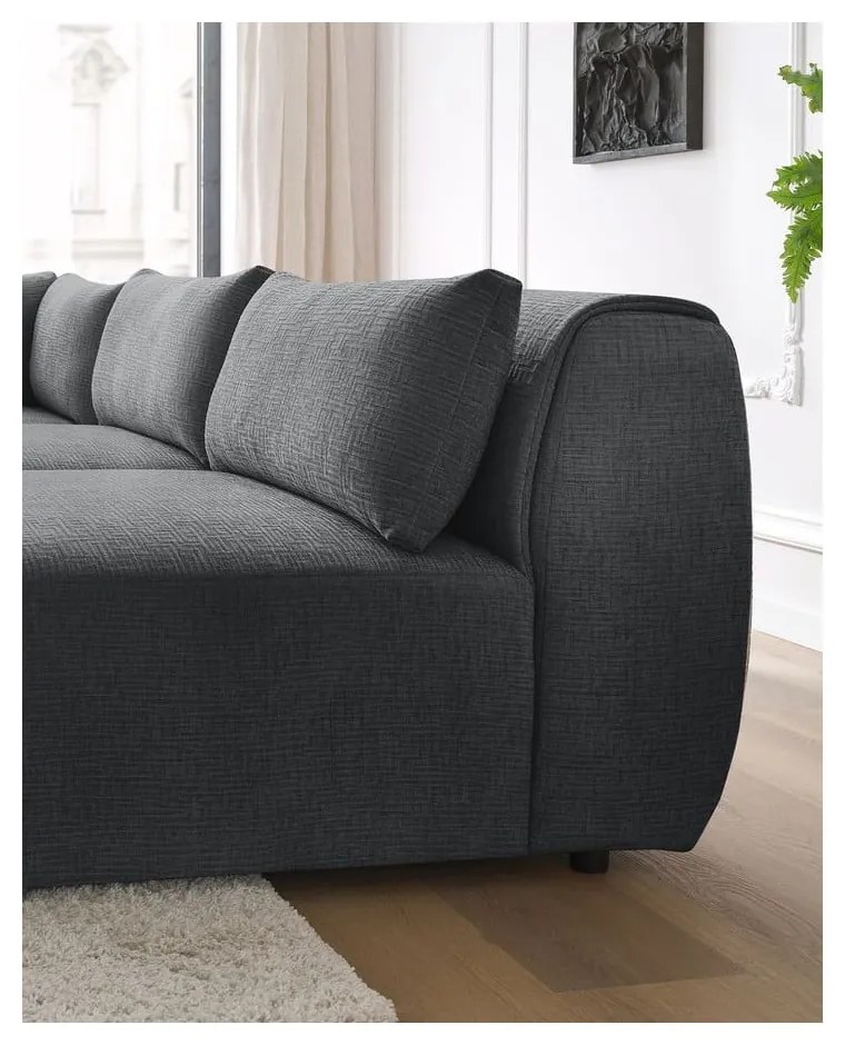 Sivá rohová pohovka (variabilná) Jeanne – Bobochic Paris