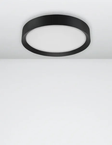 LED stropné svietidlo Luton 55 čierne