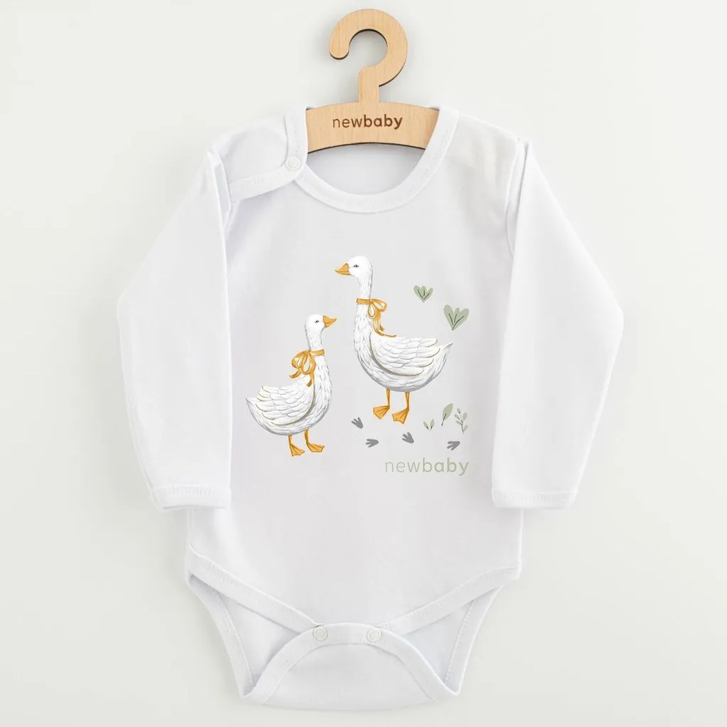 Detské body s potlačou New Baby Husičky