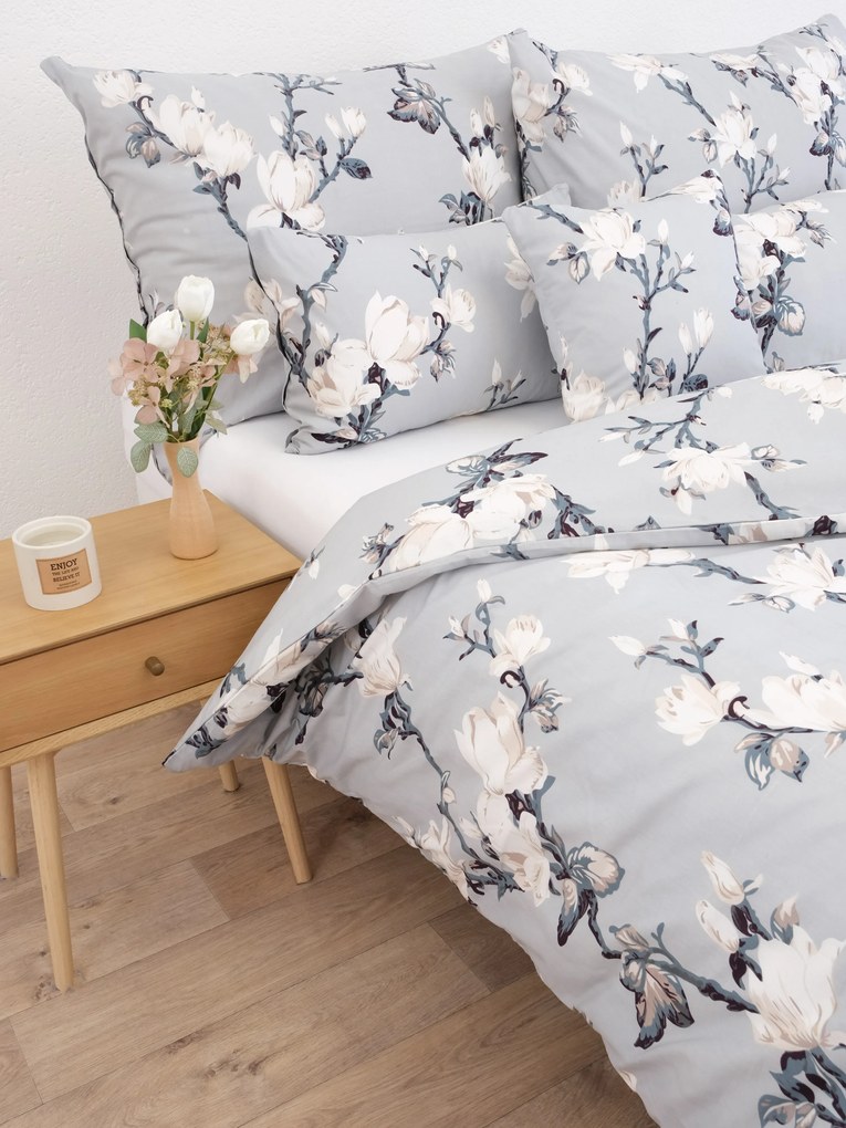 Bavlnené obliečky Renforcé - Johari šedé