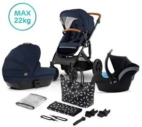 KINDERKRAFT Kočík kombinovaný Prime 3v1 Deep Navy