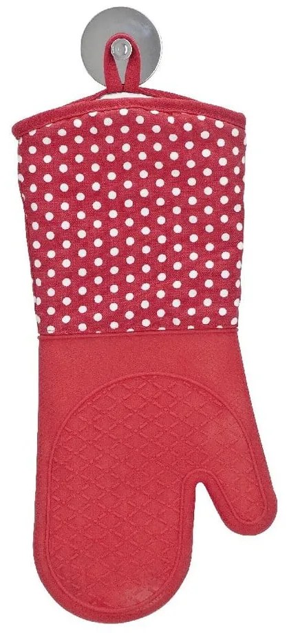 Sada 2 červených silikónových chňapiek Wenko Oven Red
