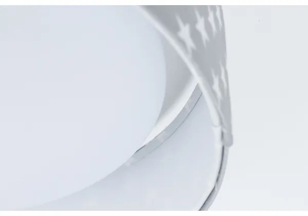 LED Stmievateľné svietidlo GALAXY KIDS LED/24W/230V hviezdičky šedá/biela + DO