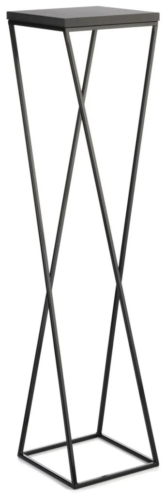Kvetinový stojan LOFT I 100 cm čierny