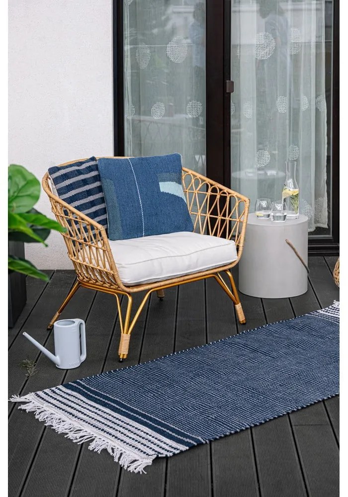 Vonkajší vankúš z recyklovaného plastu Green Decore Sailor, 45 x 45 cm