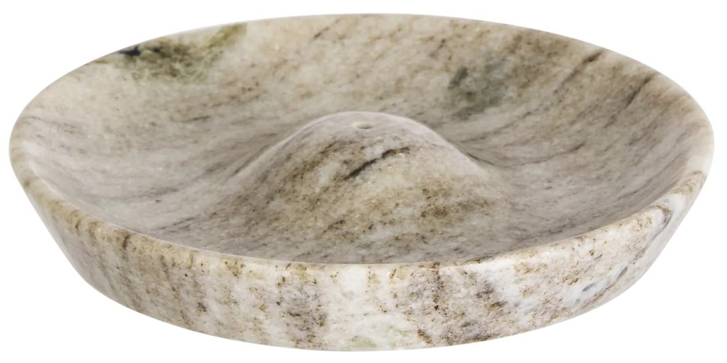 MADAM STOLTZ Stojánek na vonnou tyčinku Beige Marble