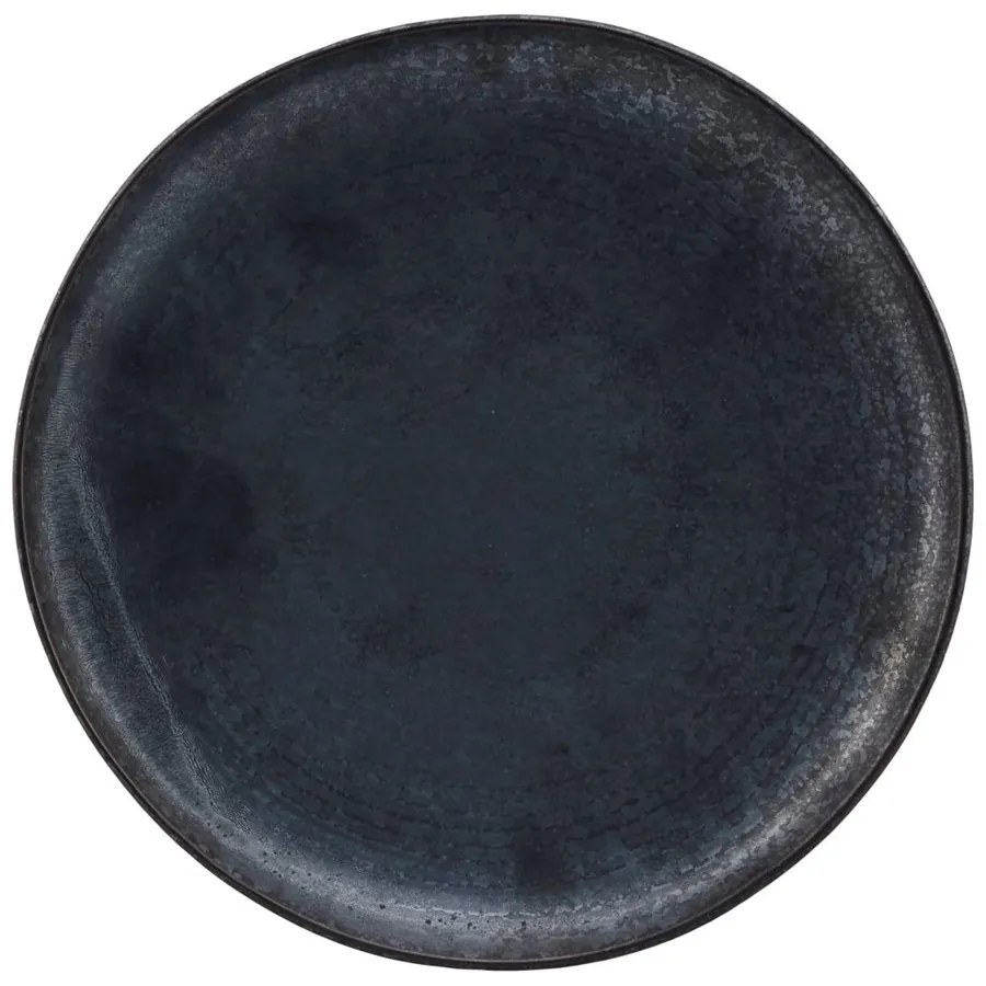 House Doctor Plytký tanier PION 28,5 cm čierna/hnedá