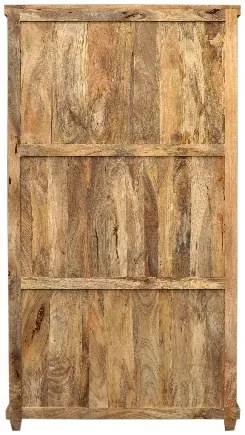 furniture-nabytek.cz - Knižnica drevená z masívu mango 100x45x180