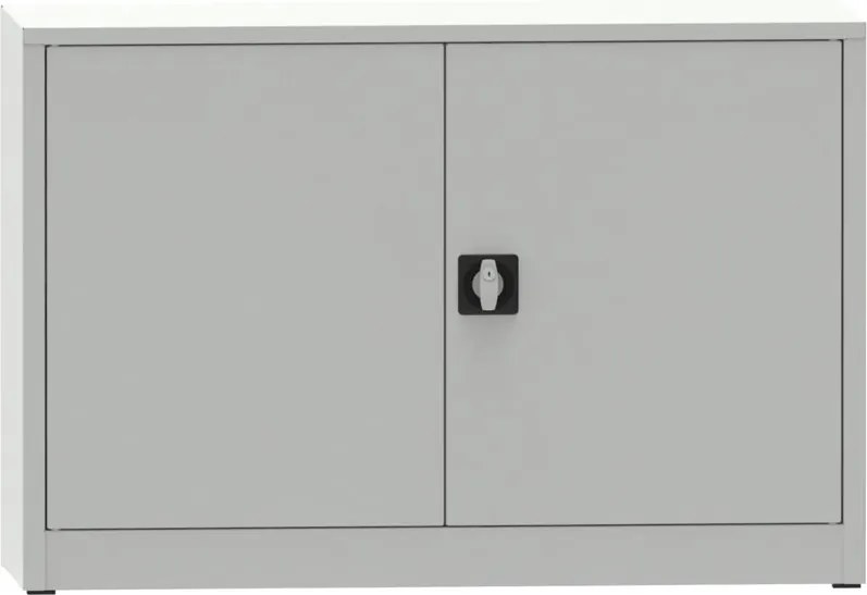 Dielenská policová skriňa na náradie KOVONA JUMBO, 1 polica, zváraná, 800 x 1200 x 500 mm, sivá