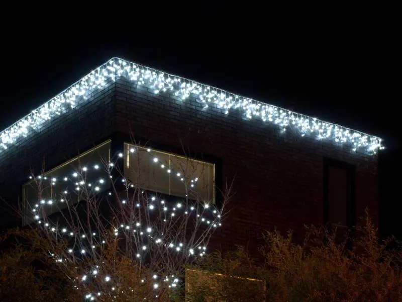 DECOLED LED rampouchy světelné, 3× 0,5 m, ledově bílá, 114 diod, IP67, černý kabel Easy Fix