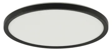 Brilagi - stmievateľné LED svietidlo ULTRA SLIM LED/18W/230V pr. 30 cm čierne + diaľkové ovládanie