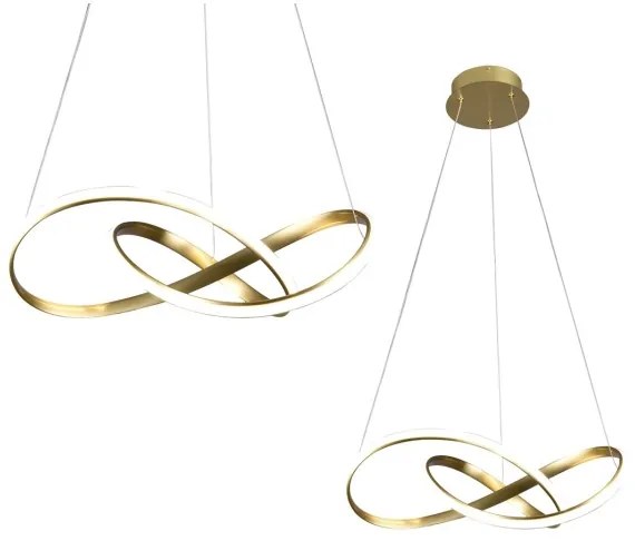 LED Luster na lanku CAPPIO LED/36W/230V zlatá