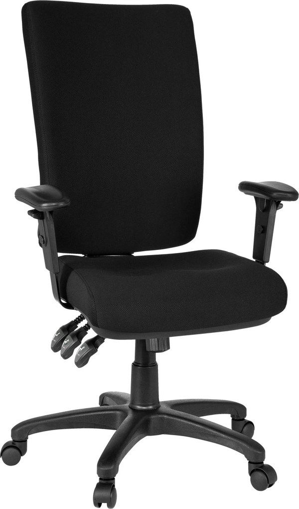 XXXLutz OTOČNÁ STOLIČKA, plochá tkanina, čierna MID.YOU - Online Only kancelárie - 001918069901