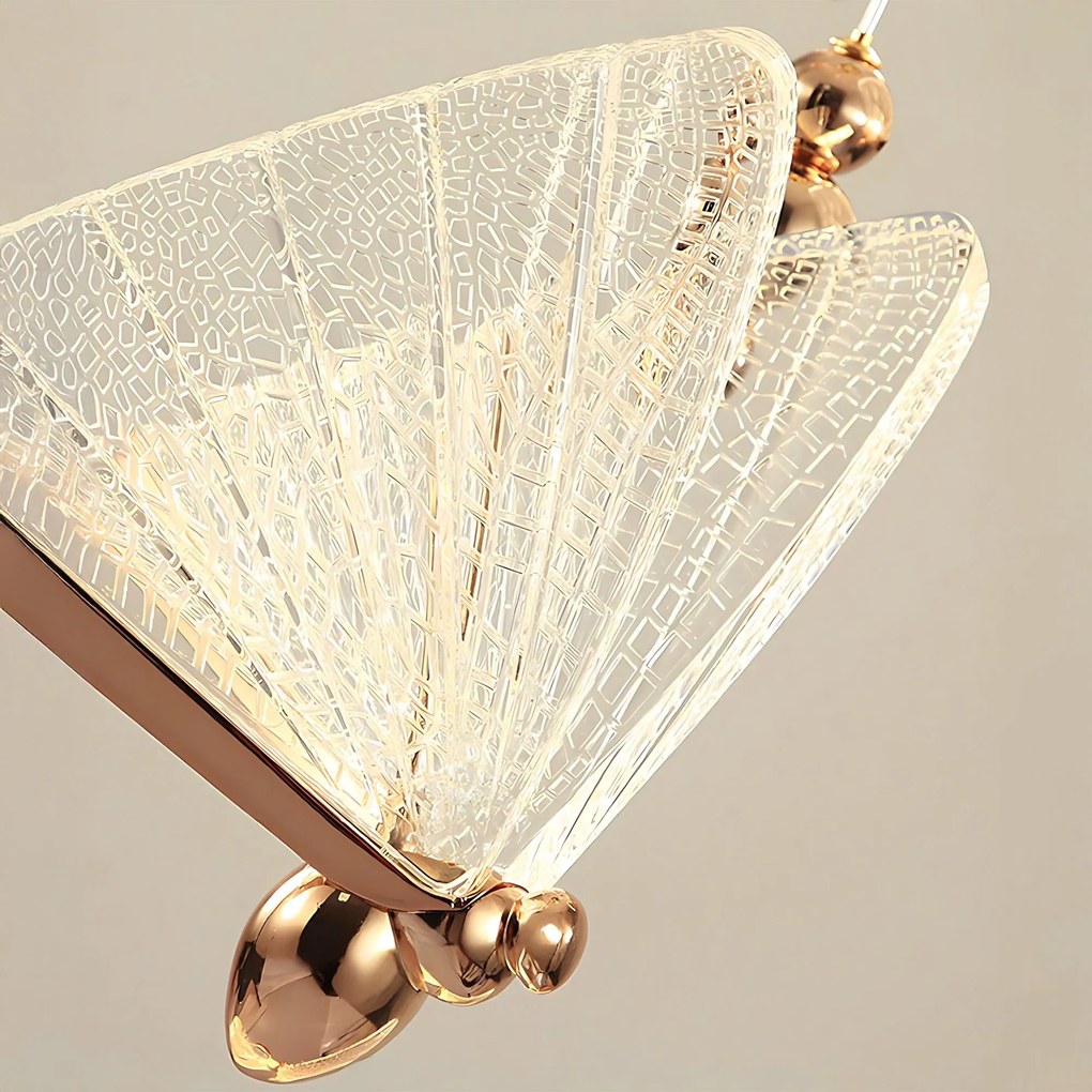 Toolight Toolight, LED závesné svietidlo 5W, 3000K, 1000lm, LHJ105-1CP, ružové zlato, OSW-50069