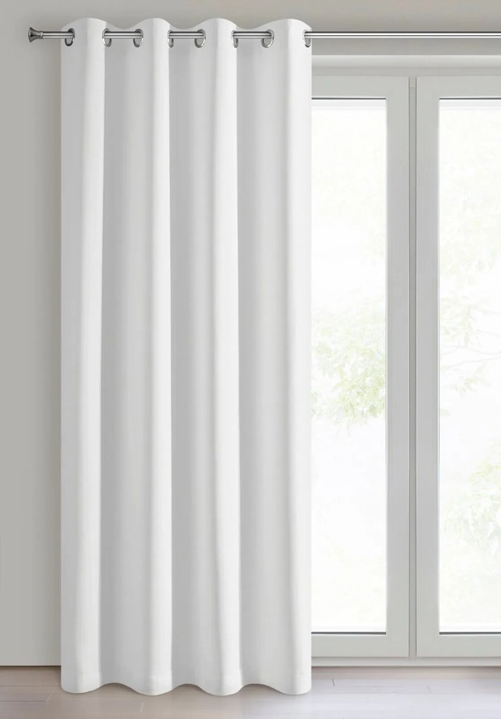 ZÁVES NA KÚŽKOCH NERISA 140X250 CM BIELA