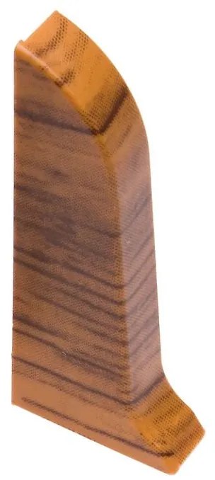 Ľavá záslepka podlahovej lišty 194 EASY - Orech starý