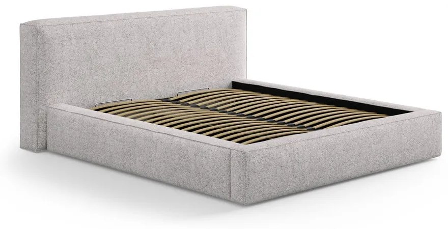 Béžové čalúnené čelo postele 209x100 cm Olivia – Micadoni