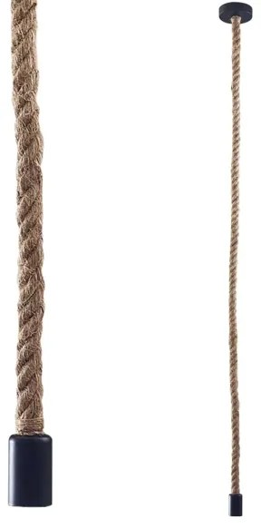 LED Luster na lanku ROPE 1xE27/8W/230V