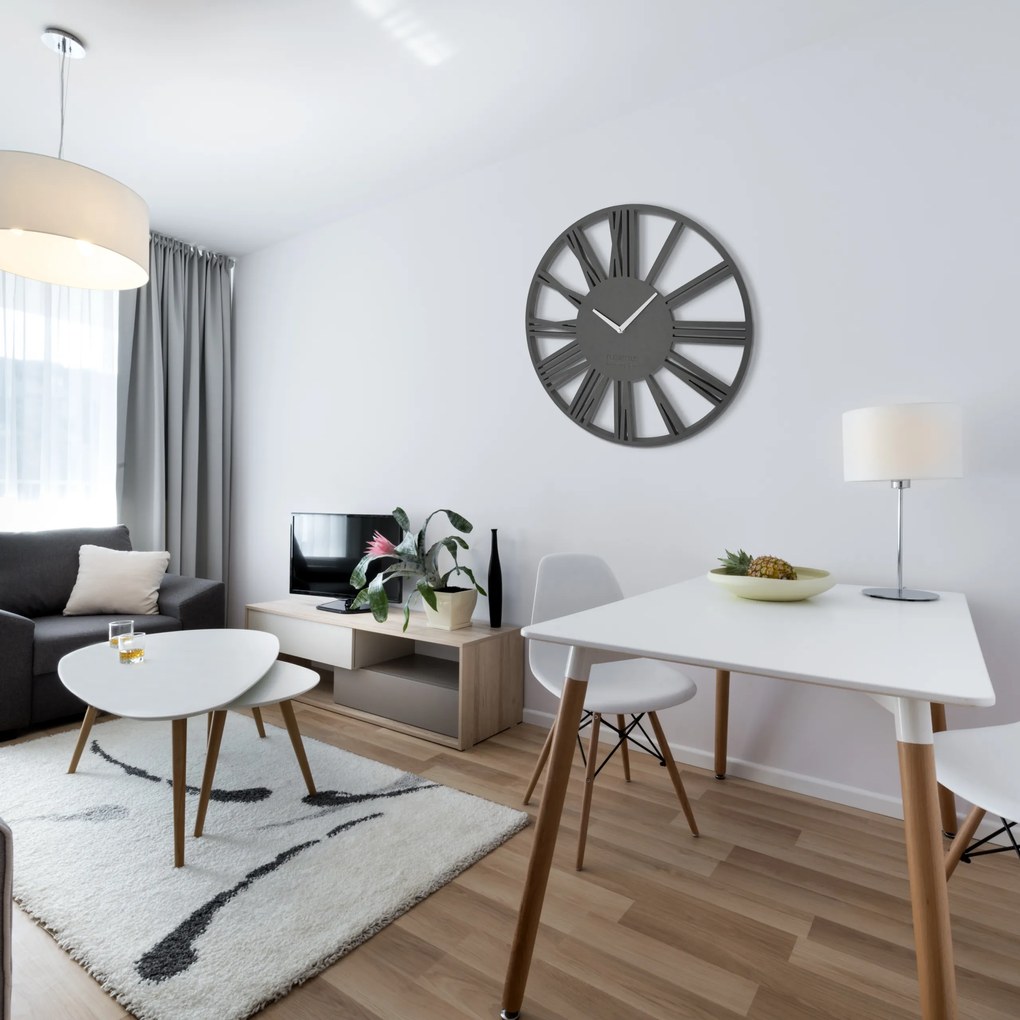 Dekorstudio Moderné drevené hodiny EKO Loft 50cm